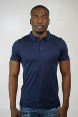 Men's Amico Navy Embroidery Polo