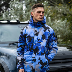 AMICO CAMO SKULL JACKET BLUE