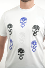 Amico White 7 Skull Tee