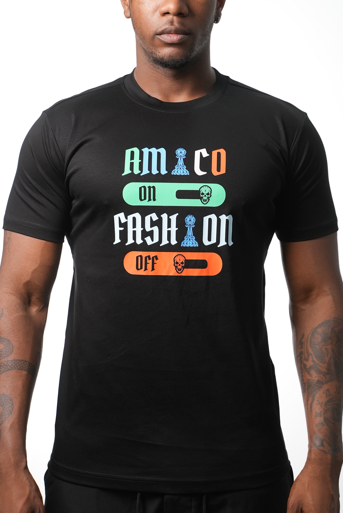 Men's Black Fashion T-Shirt