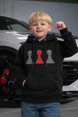 Amico Jr Red Black Hoodie