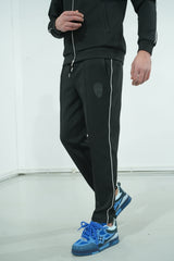 Black Skull Badge Pants