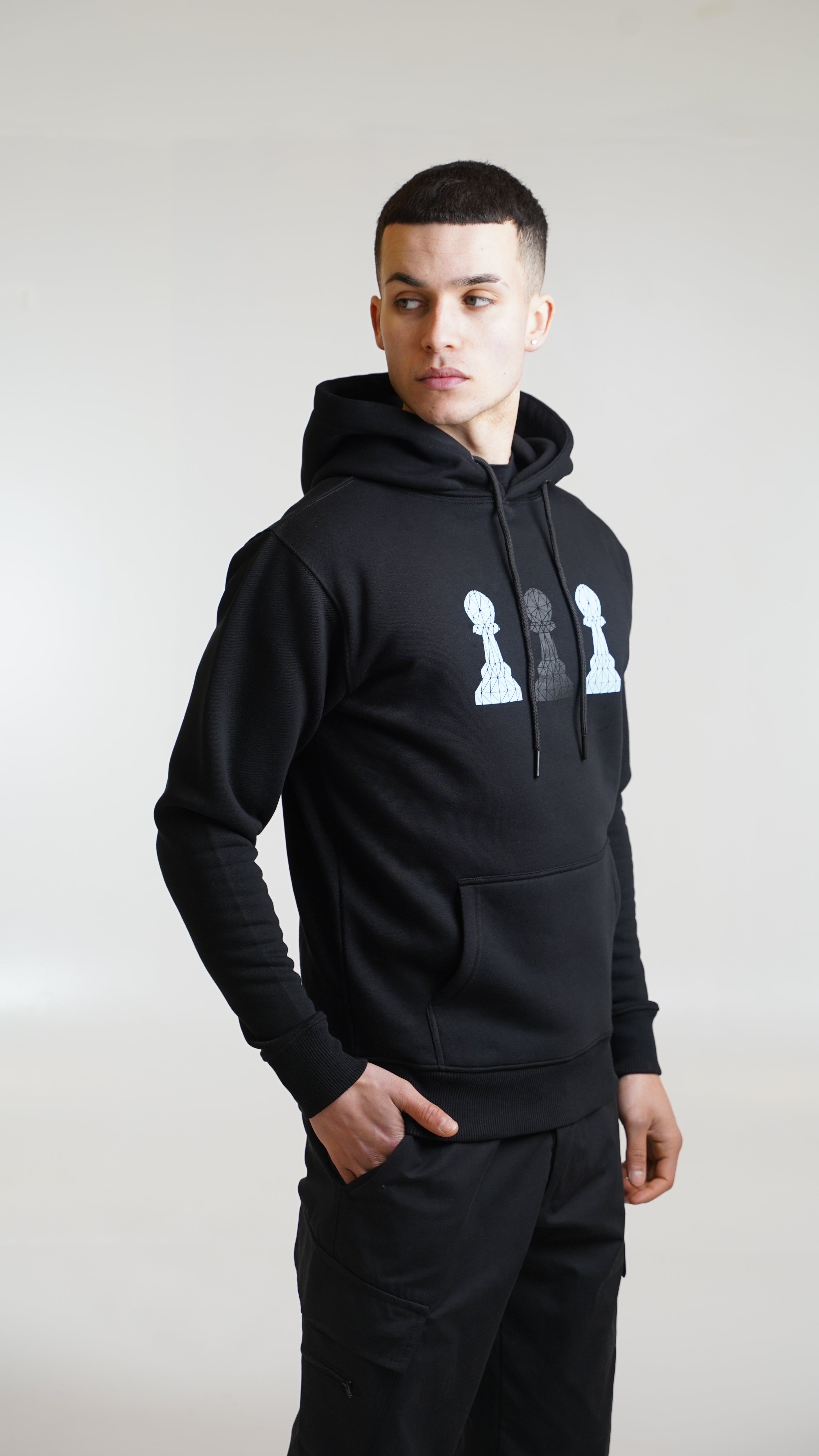 Men's Amico Blue Pawn Hoodie