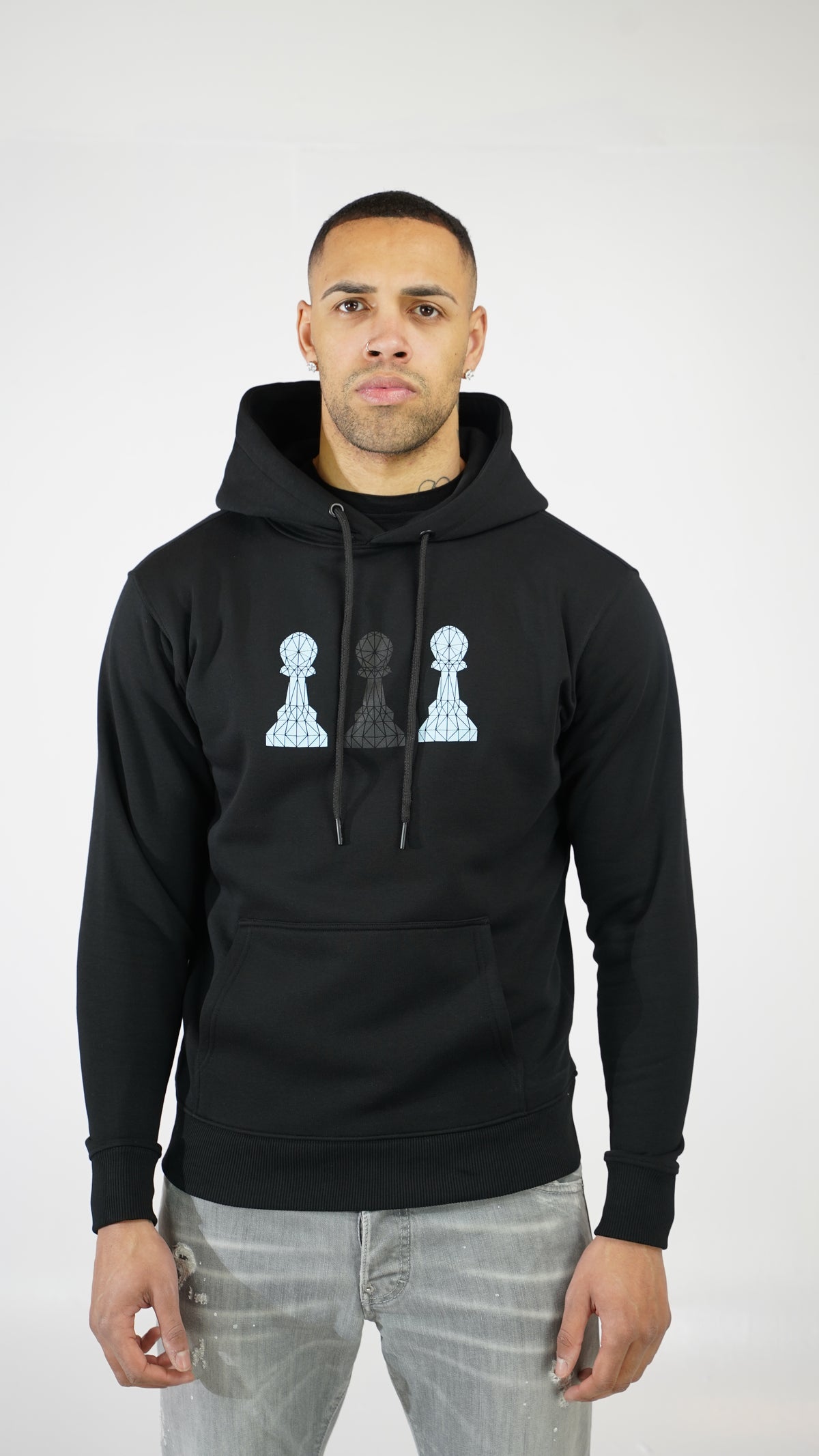 Men's Amico Blue Pawn Hoodie