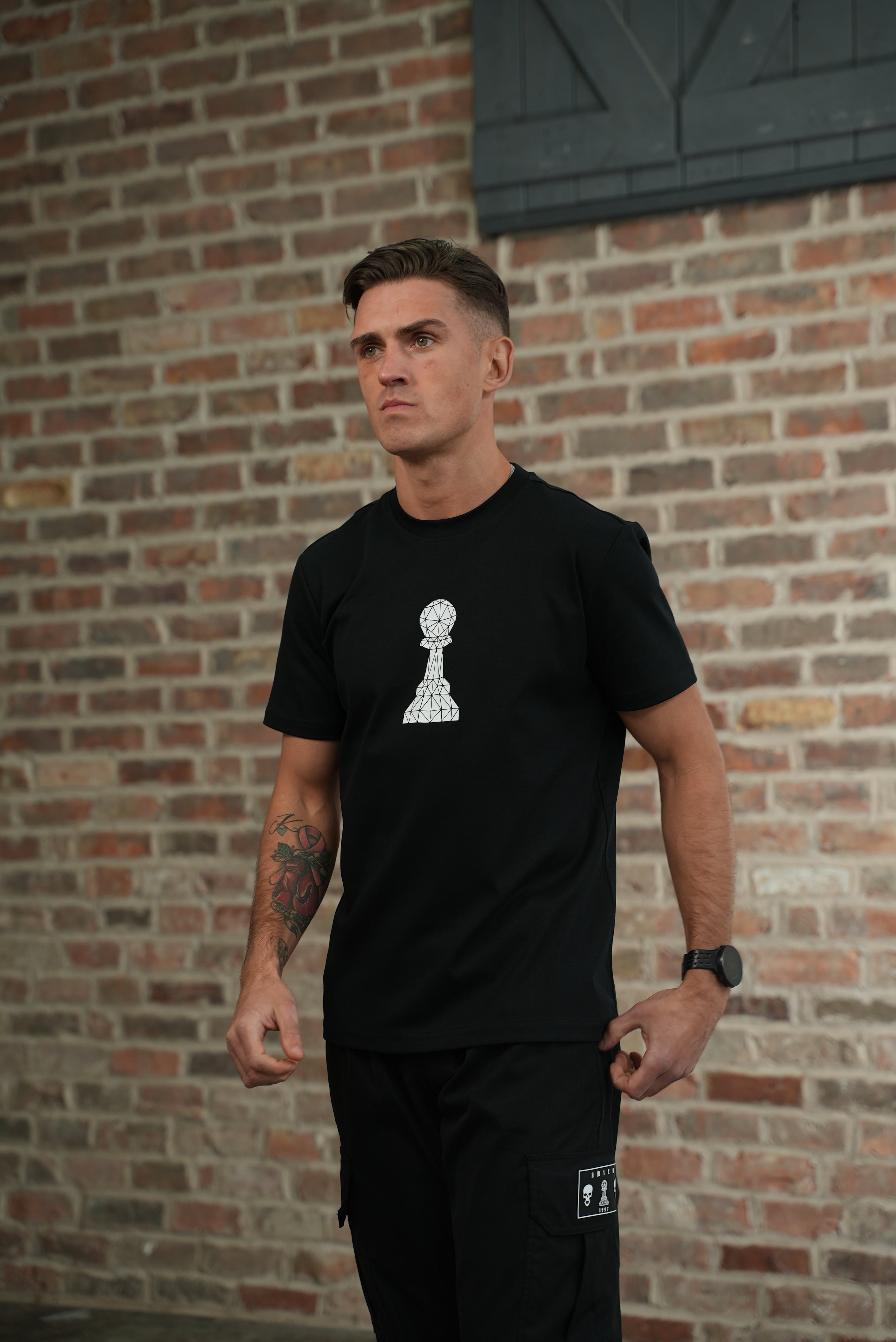 Men's Amico Pawn Black T-Shirt