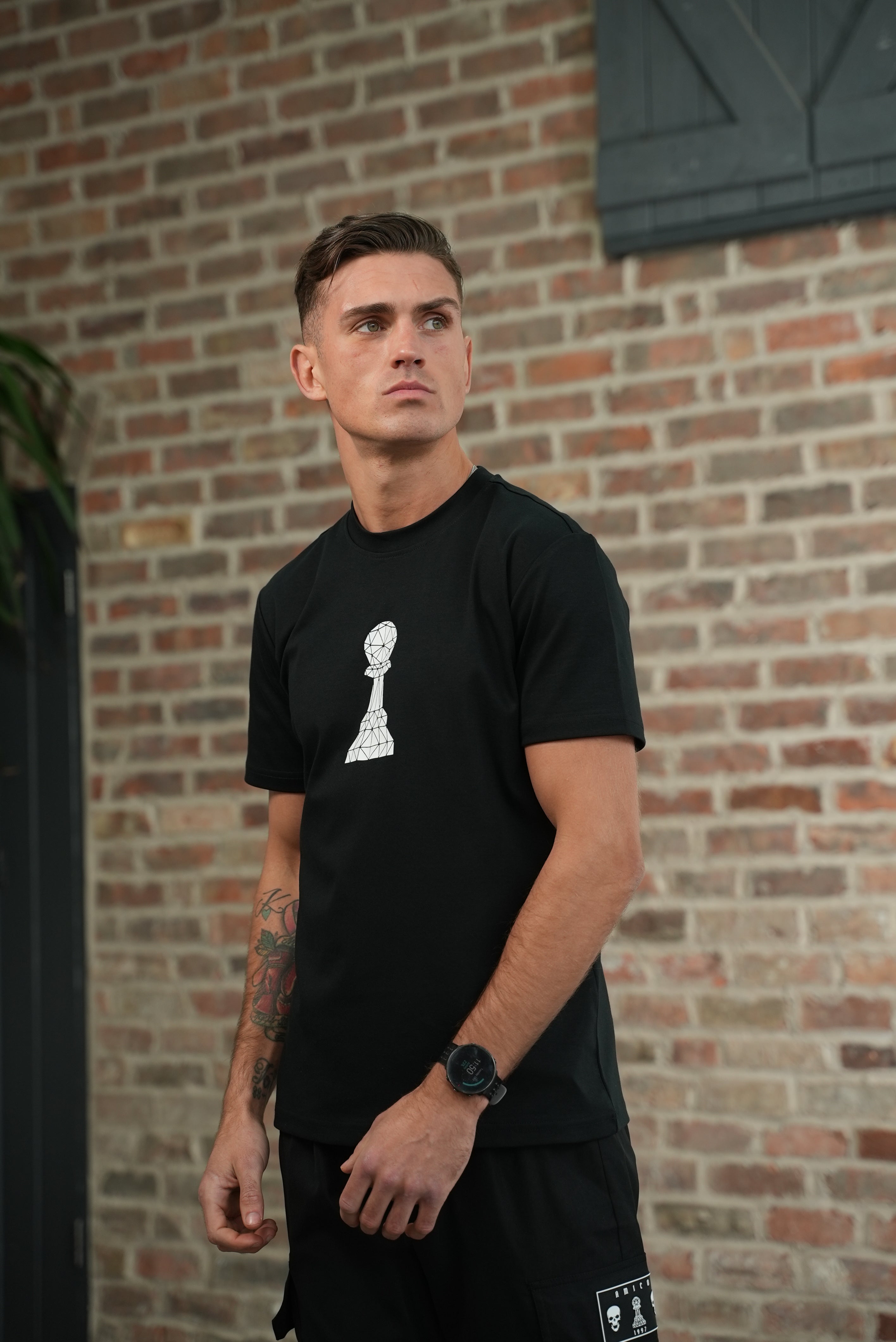 Men's Amico Pawn Black T-Shirt