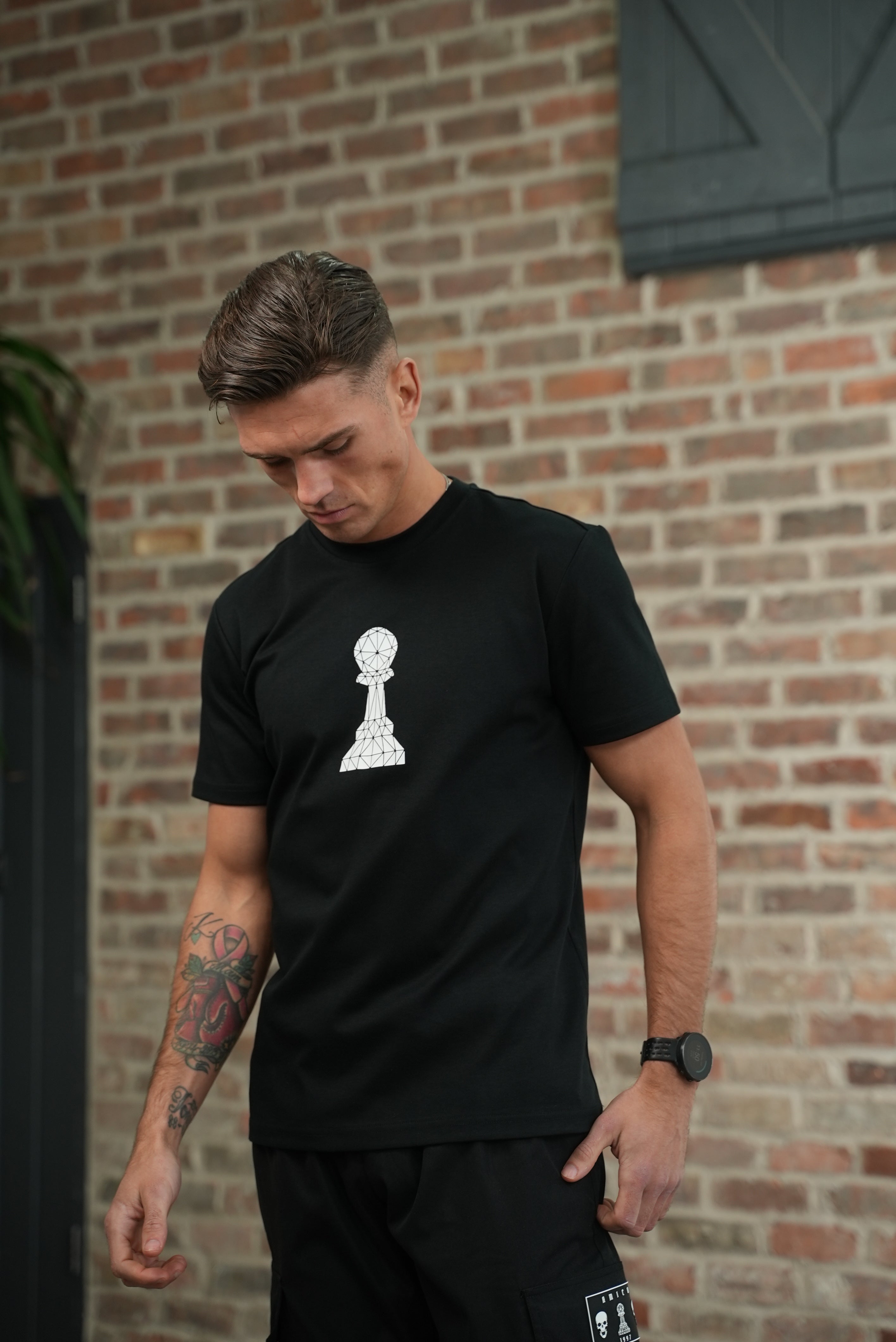 Men's Amico Pawn Black T-Shirt