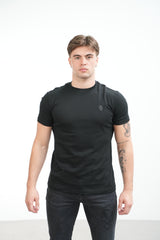 Men's Amico Skull Badge Black T-Shirt