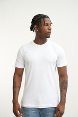 Men's Amico Skull Badge White T-Shirt