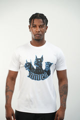 Men's White Amico Doberman T-Shirt