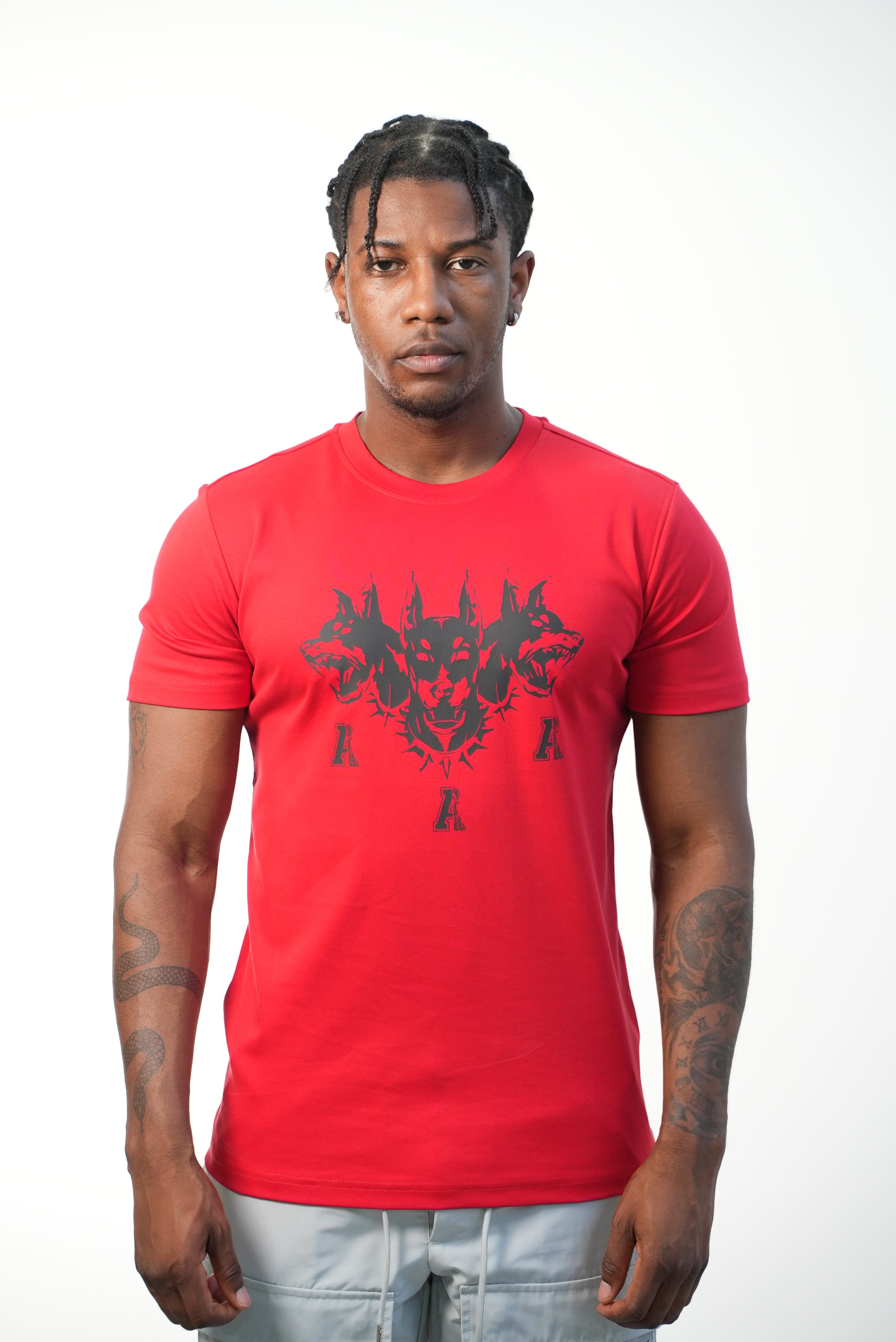 Men's Red Doberman T-Shirt