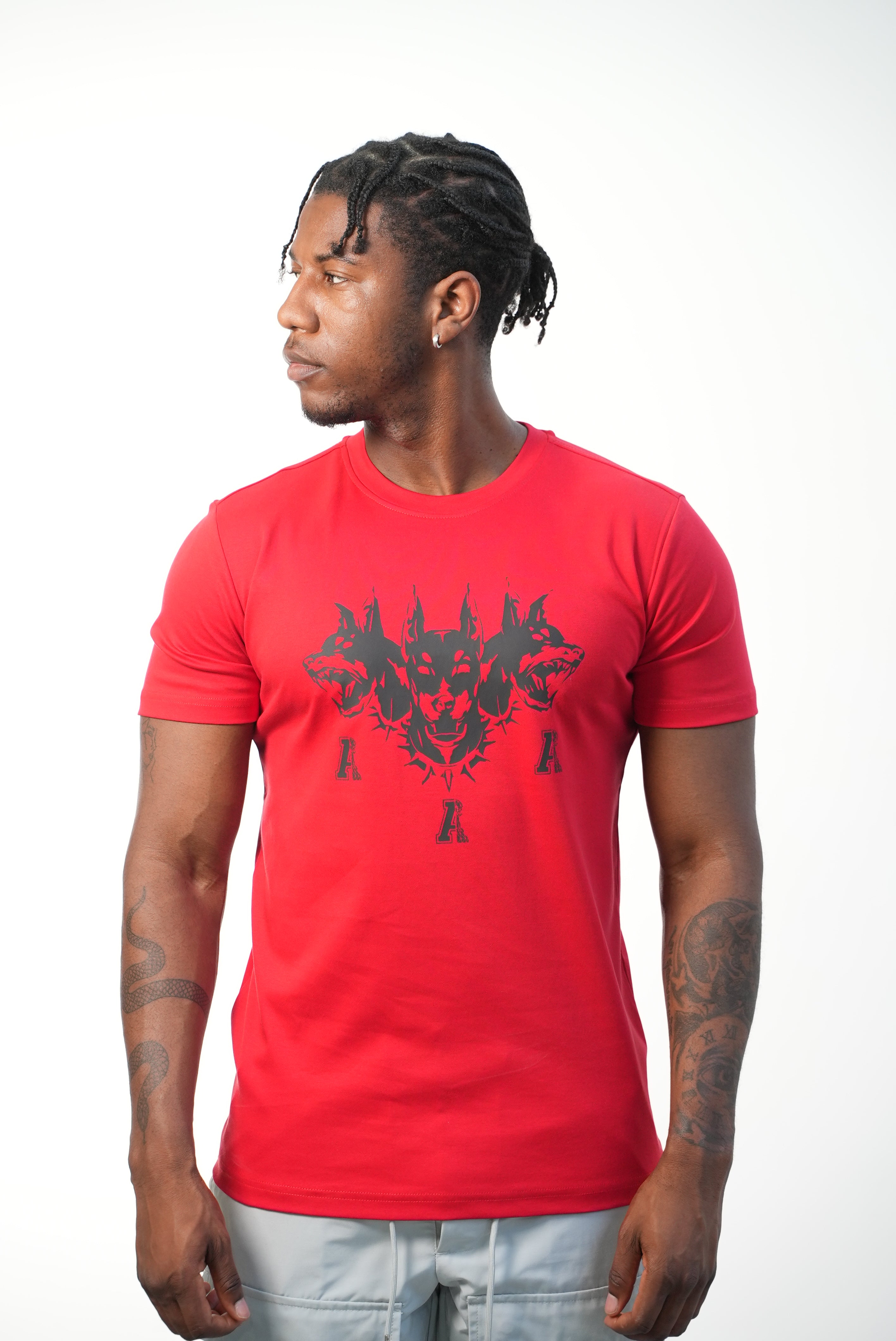 Men's Red Doberman T-Shirt