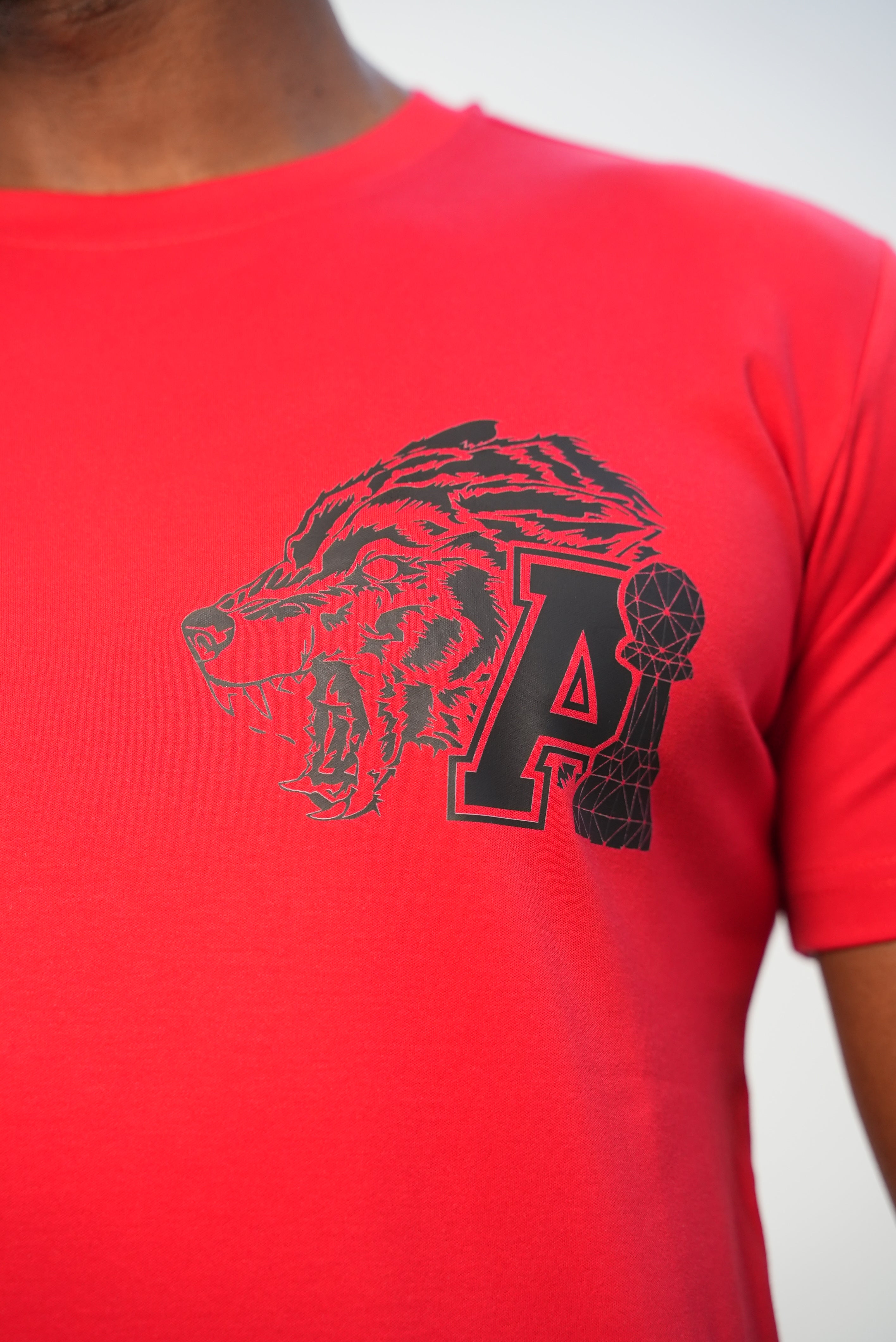 Men's Red Wolf T-Shirt