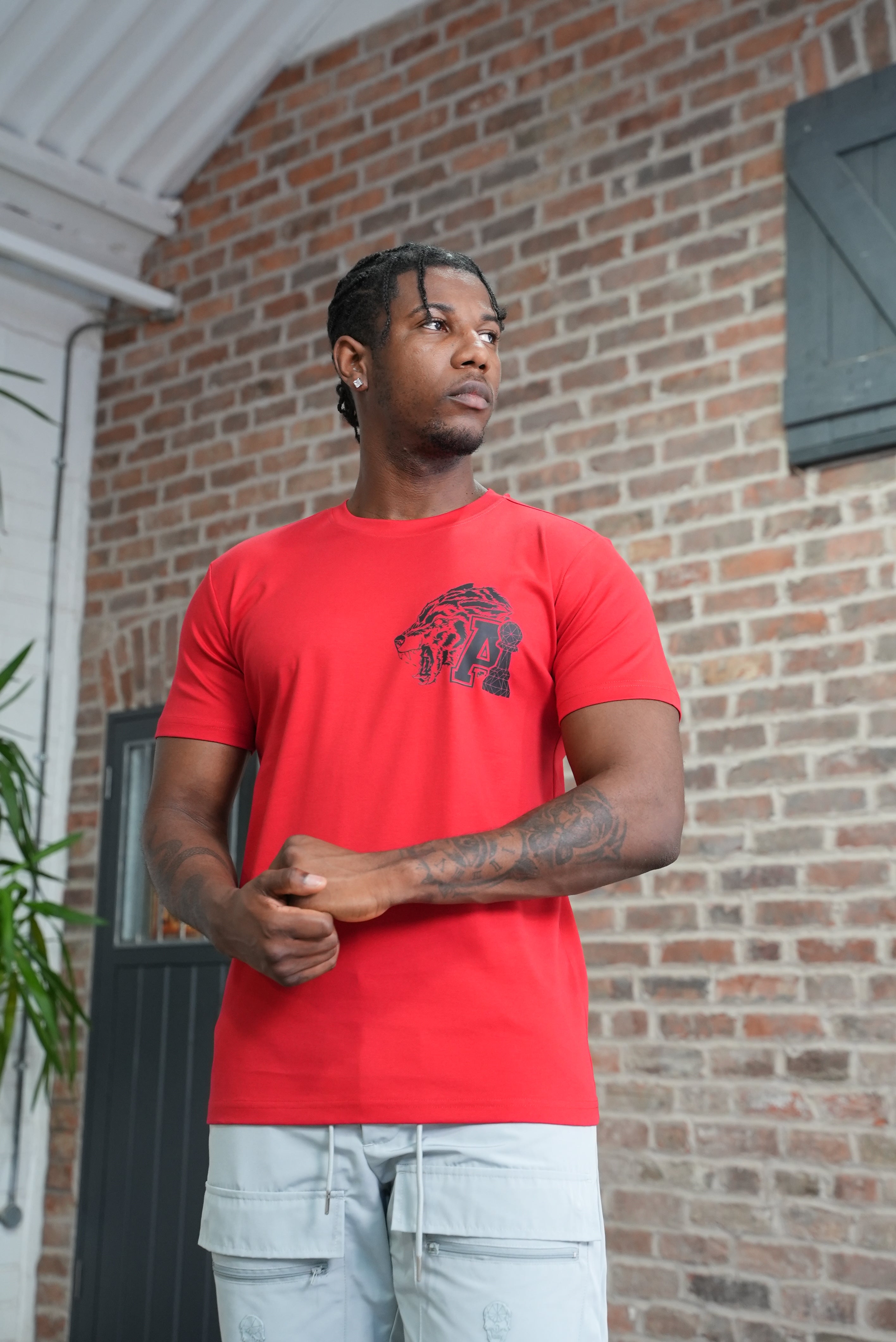 Men's Red Wolf T-Shirt