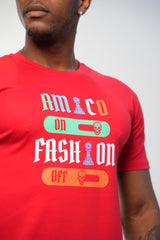 Men's Red Fashion T-Shirt