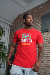 Men's Red Fashion T-Shirt