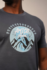 Men's Grey Mountains T-Shirt