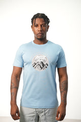 Men's Sky Blue Mountains T-Shirt