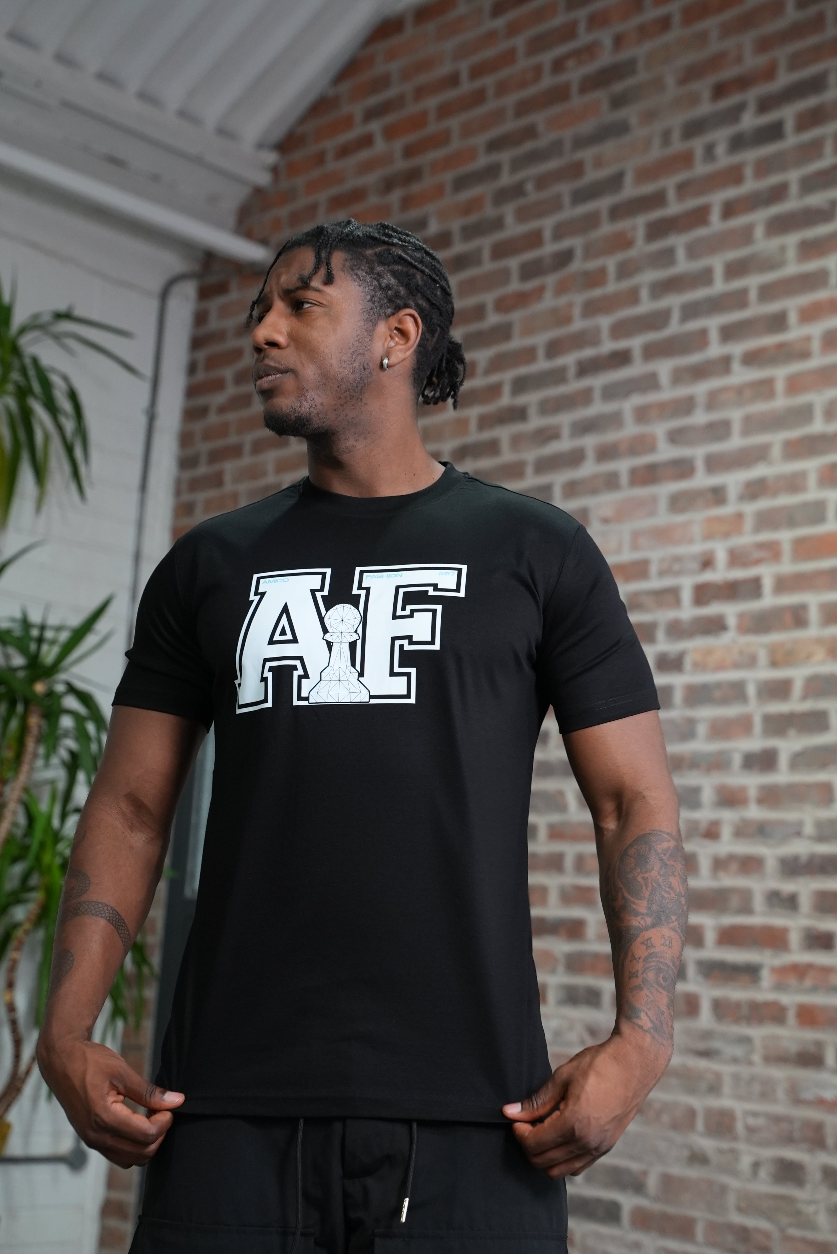 Men's Black AF T-Shirt