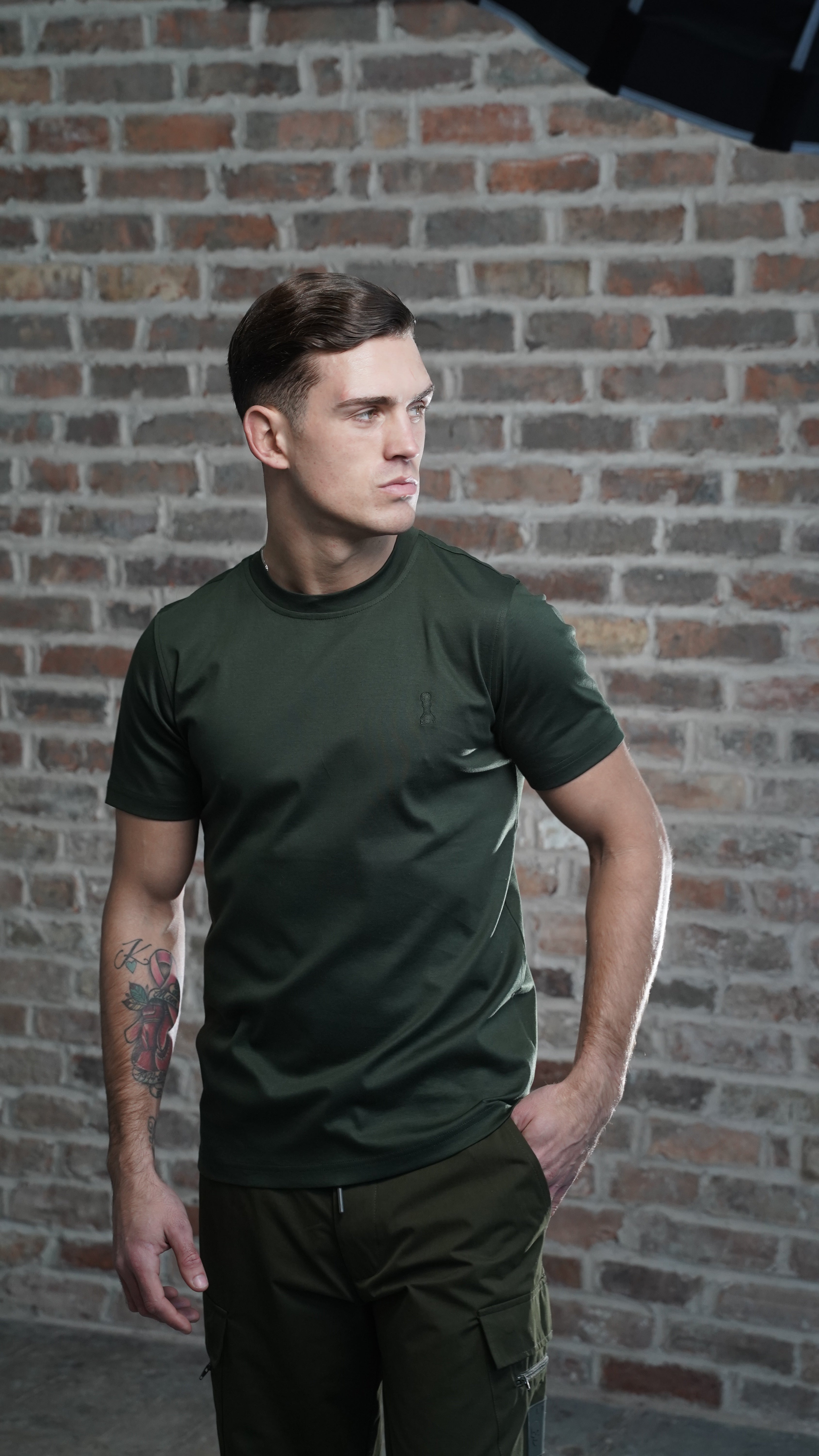 Amico Embroidery Green Tee