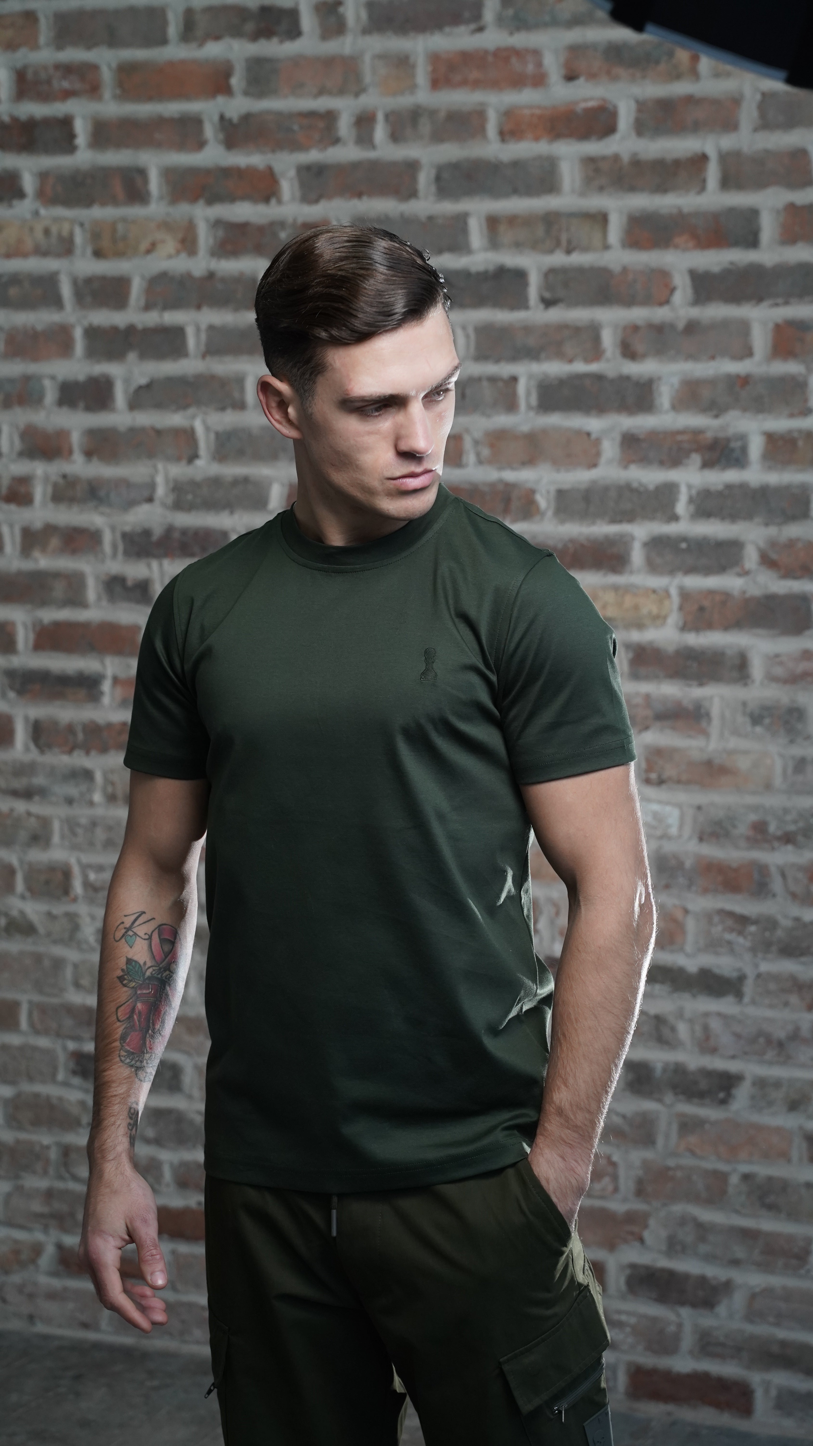 Amico Embroidery Green Tee