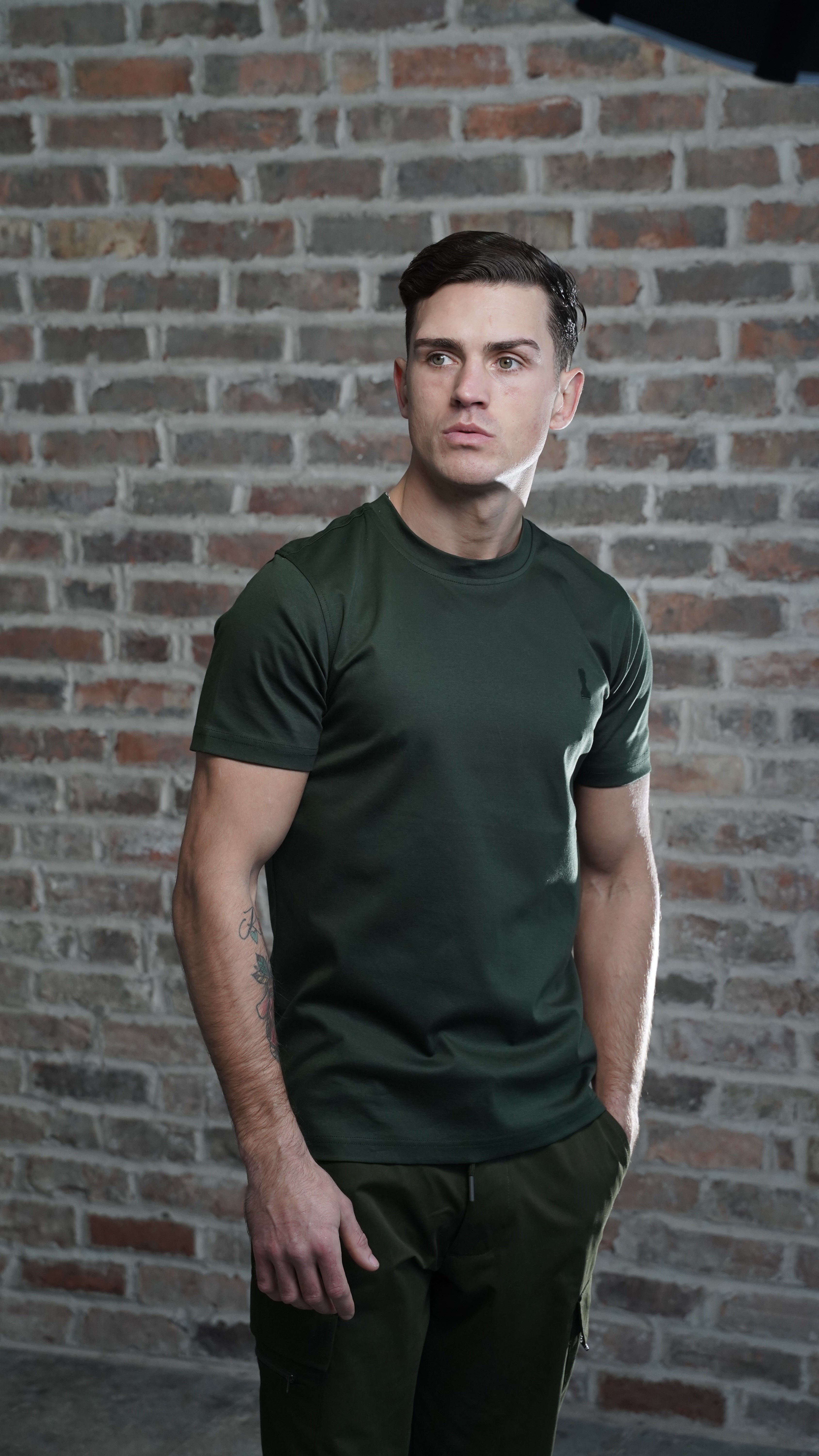 Amico Embroidery Green Tee