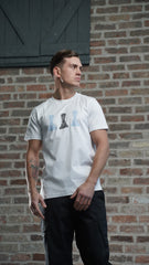 Amico Tri-Pawn II White Tee