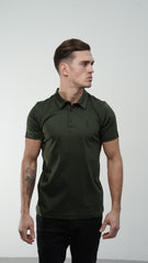 Men's Amico Green Embroidery Polo