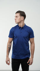 Men's Amico Blue Embroidery Polo