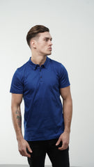 Men's Amico Blue Embroidery Polo