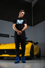 AF Pawn Tee Black/Baby Blue