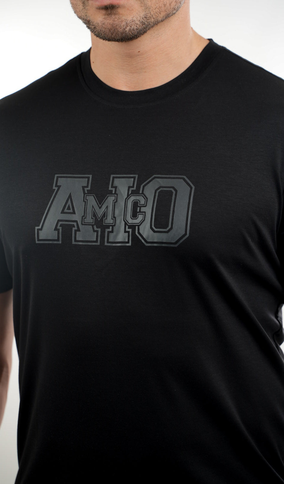 AMICO Text Black Tee