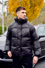 Black Puffer Winter Jacket