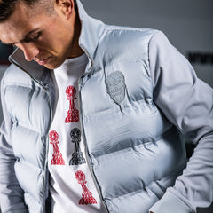 Grey Two Pattern Light Weight Jacket