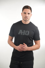 Amico Black Print Tee