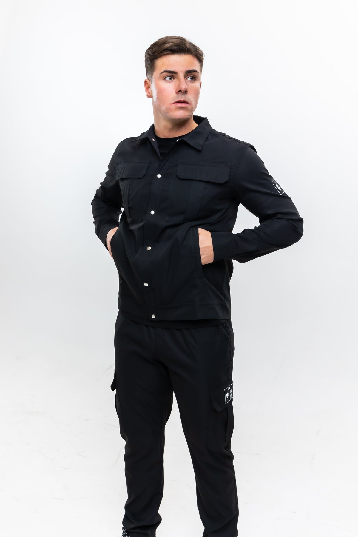 Black Cargo Jacket