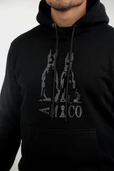 Black Two Dogs Hoodie
