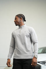 AW25 - QTR Zip Grey