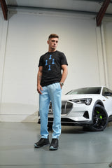 AW25 - Diamond Pawn Tee Black with Blue Pawn