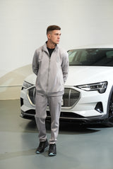 Tracksuit Top Grey Zip