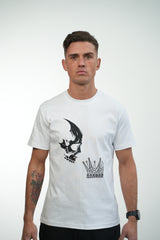 Amico Skull Crown White Tee