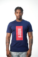 Amico red Tee navy