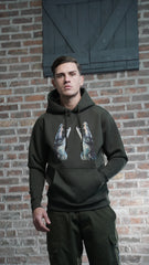 Men's Amico Crocodile Green Hoodie