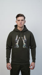 Men's Amico Crocodile Green Hoodie