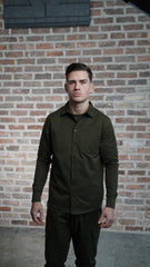 Men's Green Button Up Shirt