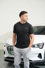 AW25 - Round Neck Rubber Icon Black