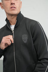 AW25 - Tracksuit Top Black Zip