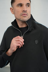 AW25 - QTR Zip Black