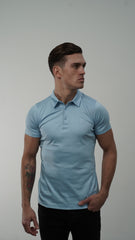 Amico Light Blue Embroidery Polo