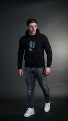 Men's Black Skull Hoodie